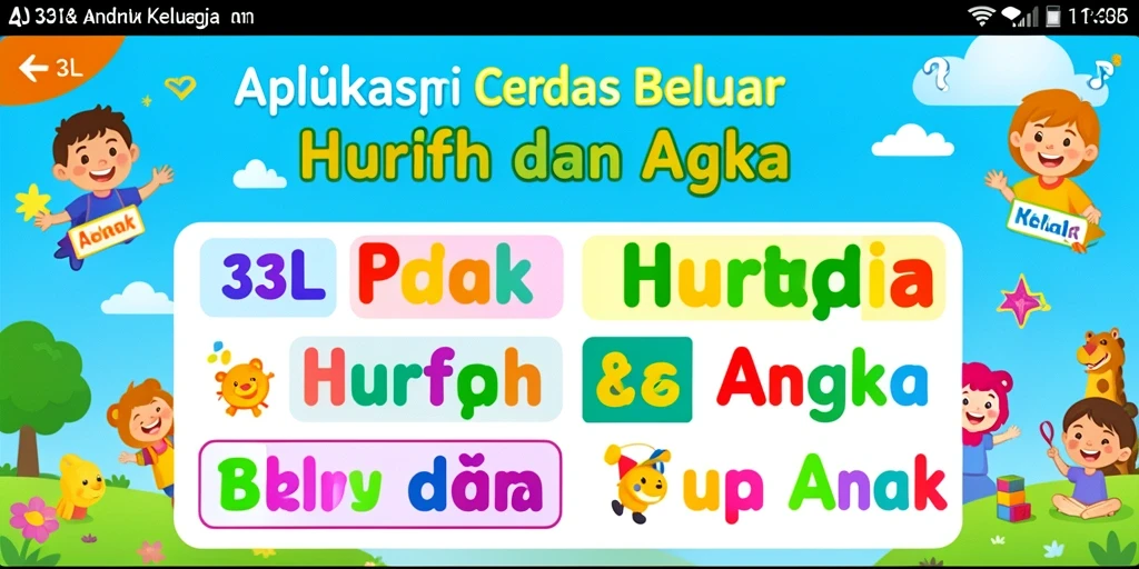 Antarmuka aplikasi 33L yang interaktif dan edukatif.