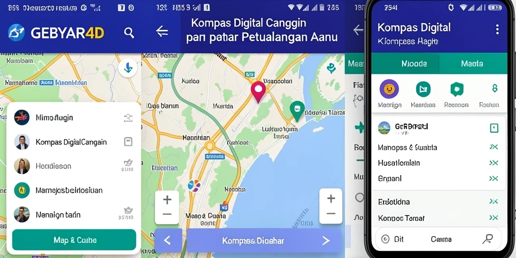 Antarmuka GEBYAR4D yang intuitif dan fungsional.
