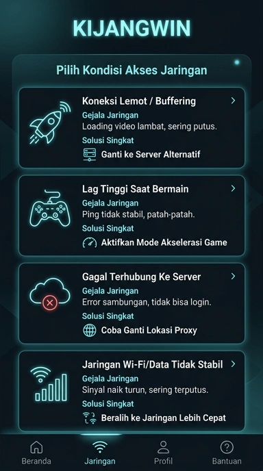 Tampilan link alternatif kijangwin