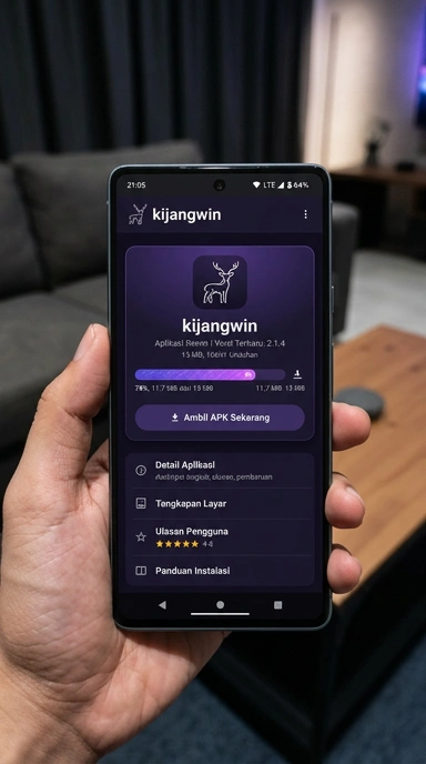 Tampilan halaman APK kijangwin